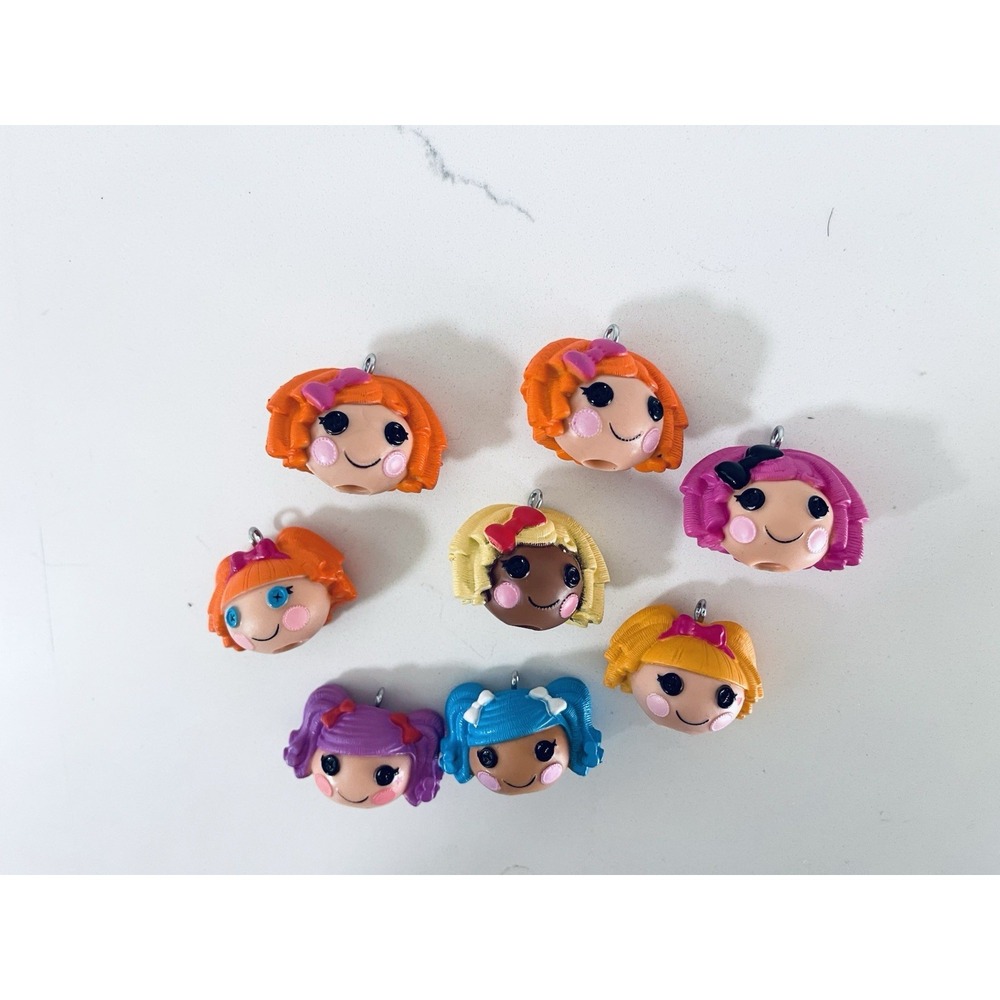 8 LALALOOPSY Doll Pencil Topper Heads For Crafts‎